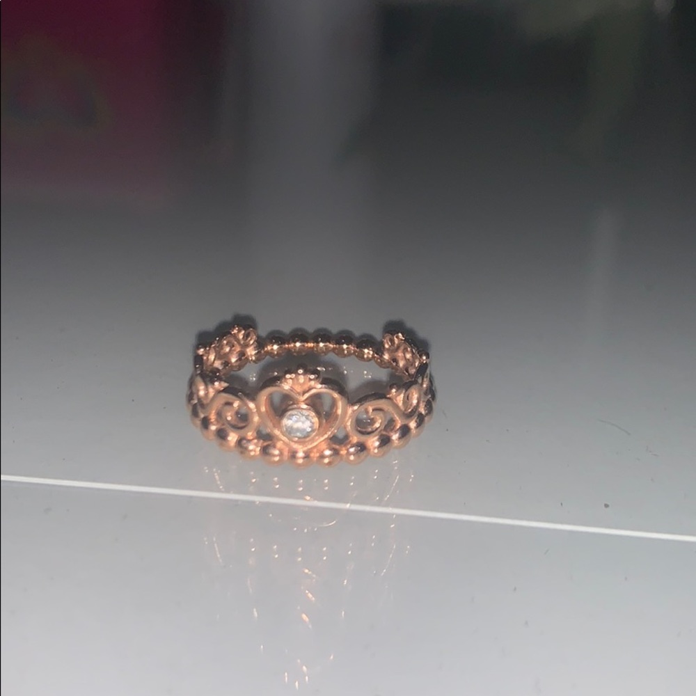 Pandora Rose Gold BRAND NEW Princess Ring